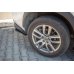 Накладки сплиттеры боковые на задний бампер на Lexus NX Hybrid