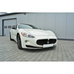 Накладка сплиттер на передний бампер на Maserati Granturismo