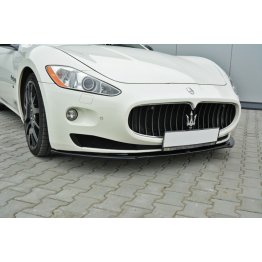 Накладка сплиттер на передний бампер на Maserati Granturismo