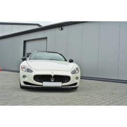 Накладка сплиттер на передний бампер на Maserati Granturismo