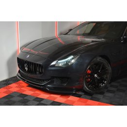 Накладка сплиттер на передний бампер на Maserati Quattroporte VI