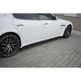 Накладки сплиттеры на пороги на Maserati Quattroporte V