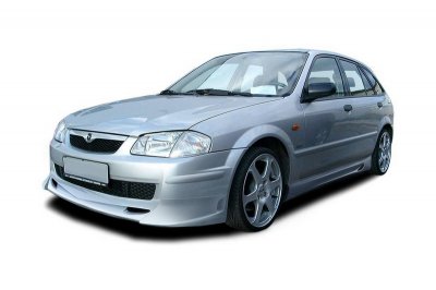 Накладки на пороги на Mazda 323F VI BG