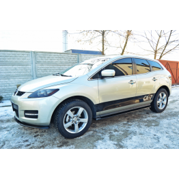 Накладки сплиттеры на пороги на Mazda CX-7