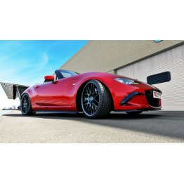 Накладка сплиттер на передний бампер вариант 2 на Mazda MX5 ND