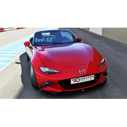 Накладка сплиттер на передний бампер вариант 2 на Mazda MX5 ND