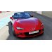 Накладка сплиттер на передний бампер вариант 2 на Mazda MX5 ND