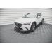 Накладка сплиттер на передний бампер на Mazda CX-3