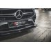 Накладка сплиттер на передний бампер на Mercedes-AMG CLA C118 35 Aero