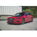 Накладка сплиттер на передний бампер на Mercedes CLA C118 / X118 AMG-Line