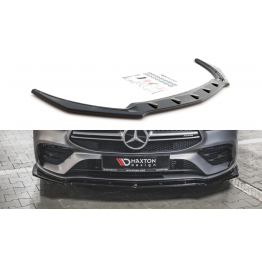 Накладка сплиттер на передний бампер на Mercedes-AMG CLA C118 35 Aero