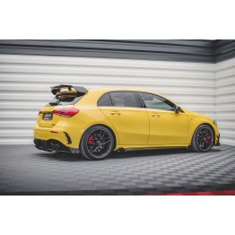 Накладки сплиттеры на пороги на Mercedes AMG A W177 A45 S