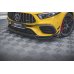 Накладка сплиттер на передний бампер на Mercedes AMG A W177 A45 S