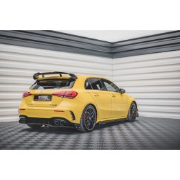 Накладка сплиттер на задний бампер на Mercedes AMG A W177 A45 S