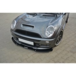 Накладка сплиттер на передний бампер на MINI Cooper S JCW R53