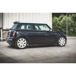 Накладки сплиттеры на пороги на Mini Cooper / One R50