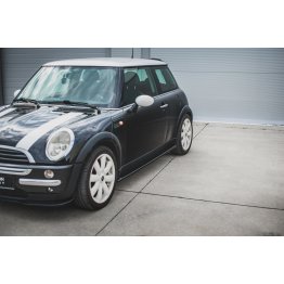 Накладки сплиттеры на пороги на Mini Cooper / One R50