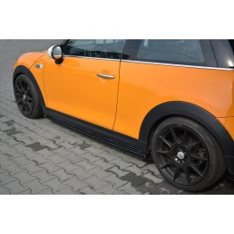 Накладки сплиттеры на пороги на Mini Cooper S F56