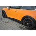 Накладки сплиттеры на пороги на Mini Cooper S F56