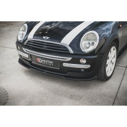 Накладка сплиттер на передний бампер на Mini Cooper / One R50