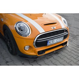 Накладка сплиттер на передний бампер на Mini Cooper S F56