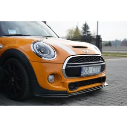 Накладка сплиттер на передний бампер на Mini Cooper S F56