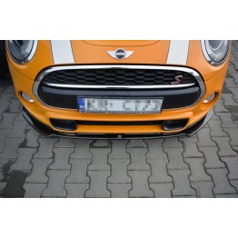 Накладка сплиттер на передний бампер на Mini Cooper S F56