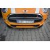 Накладка сплиттер на передний бампер на Mini Cooper S F56