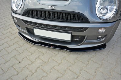 Накладка сплиттер на передний бампер на Mini Cooper S JSW R53