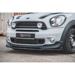 Накладка сплиттер на передний бампер на Mini Countryman JCW