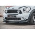 Накладка сплиттер на передний бампер на Mini Countryman JCW