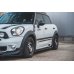 Накладки сплиттеры на пороги на Mini Countryman JCW