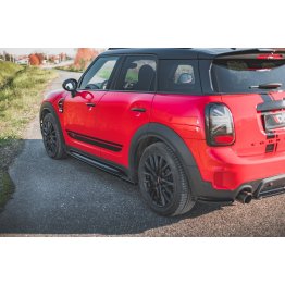 Накладки сплиттеры на пороги на Mini Countryman II F60 JCW