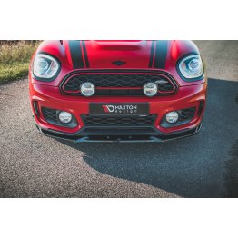 Накладка сплиттер на передний бампер на Mini Countryman II F60 JCW