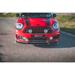 Накладка сплиттер на передний бампер на Mini Countryman II F60 JCW