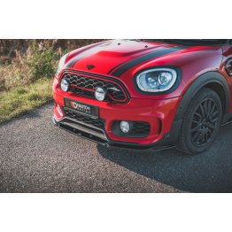 Накладка сплиттер на передний бампер на Mini Countryman II F60 JCW