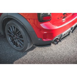 Накладки сплиттеры боковые на задний бампер на Mini Countryman II F60 JCW