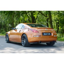 Накладки сплиттеры боковые на задний бампер на Nissan 350Z