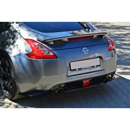 Накладка сплиттер центральная на задний бампер на Nissan 370Z