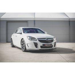 Накладка сплиттер на передний бампер на Opel Insignia A OPC рестайл