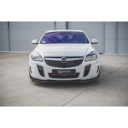 Накладка сплиттер на передний бампер на Opel Insignia A OPC рестайл