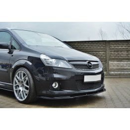 Накладка сплиттер на передний бампер на Opel Zafira B OPC / VXR