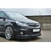 Накладка сплиттер на передний бампер на Opel Zafira B OPC / VXR