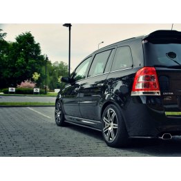 Накладки сплиттеры на пороги на Opel Zafira B OPC / VXR