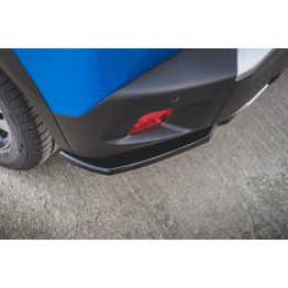 Накладка сплиттер на задний бампер на Peugeot 2008 II