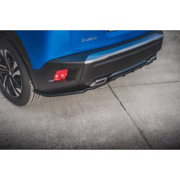 Накладка сплиттер на задний бампер на Peugeot 2008 II