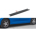 Накладки сплиттеры на пороги на Peugeot 207 Sport