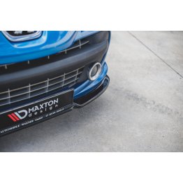 Накладка сплиттер на передний бампер на Peugeot 207 Sport