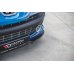 Накладка сплиттер на передний бампер на Peugeot 207 Sport