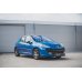 Накладка сплиттер на передний бампер на Peugeot 207 Sport